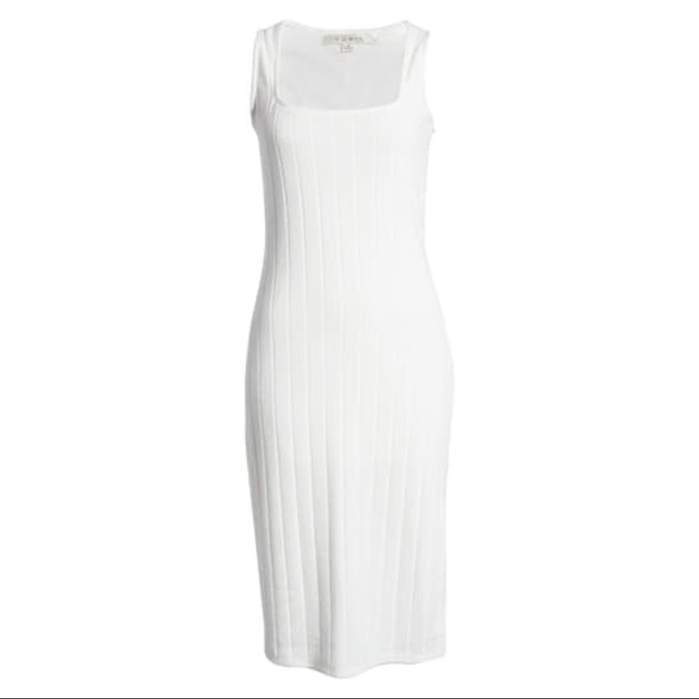 Row A Rib Midi Dress